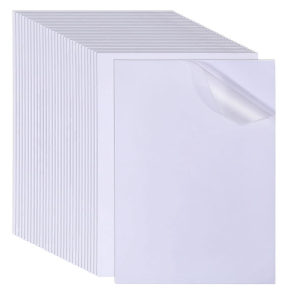 30 Sheets A4 Printable Self Adhesive Vellum Paper Translucent Adhesive Tracing Paper Stickers