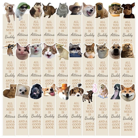 30 Sheets Inspirational Page Marker Motivational Bookmarks for Book Reading