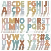 Neasyth 30 Sheets Letter Stickers 2.5 Inch Vinyl Number Alphabet Stickers for Bulletin Board Boho Classroom Car Decor