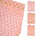 30 Sheets Light Pink YPF5 Paper, 19.68x13.78in Wrapping Paper Star Dot