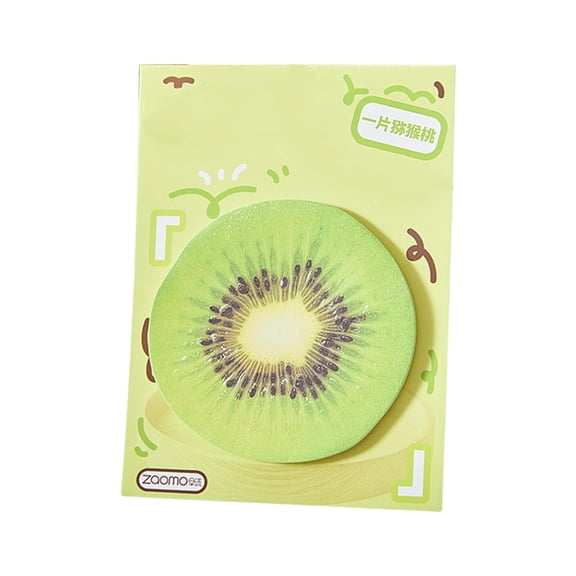 30 Sheets Lovely Note Pad Simple Sticky Note Adhesive Sticky Pad Fruit Series Sticky Notes Memos Pad for Office Workers