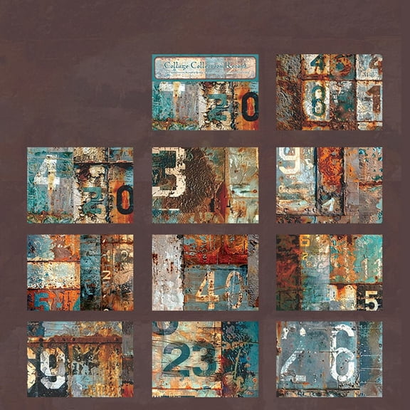 30 Sheets Scrapbook Paper Pad for DIY Album Scrapbook Greeting Card Background Paper Number 140x100mm