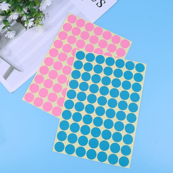 30 Sheets Small Dot Stickers Blue Paper Adhesive Classroom Organization Students