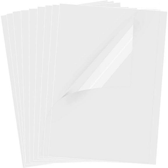 30 Sheets Transparency Film Paper, 8.5x11 Inches Transparent Film for Ink Jet Printer, 100% Transparencies Printing Transparent Film Sheets for Overhead Projector, Silk Screen Printing