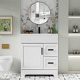 thumbnail image 1 of 30" Single Bathroom Vanity with Integrated Sink Top, Water Saving Faucet, 1 of 9