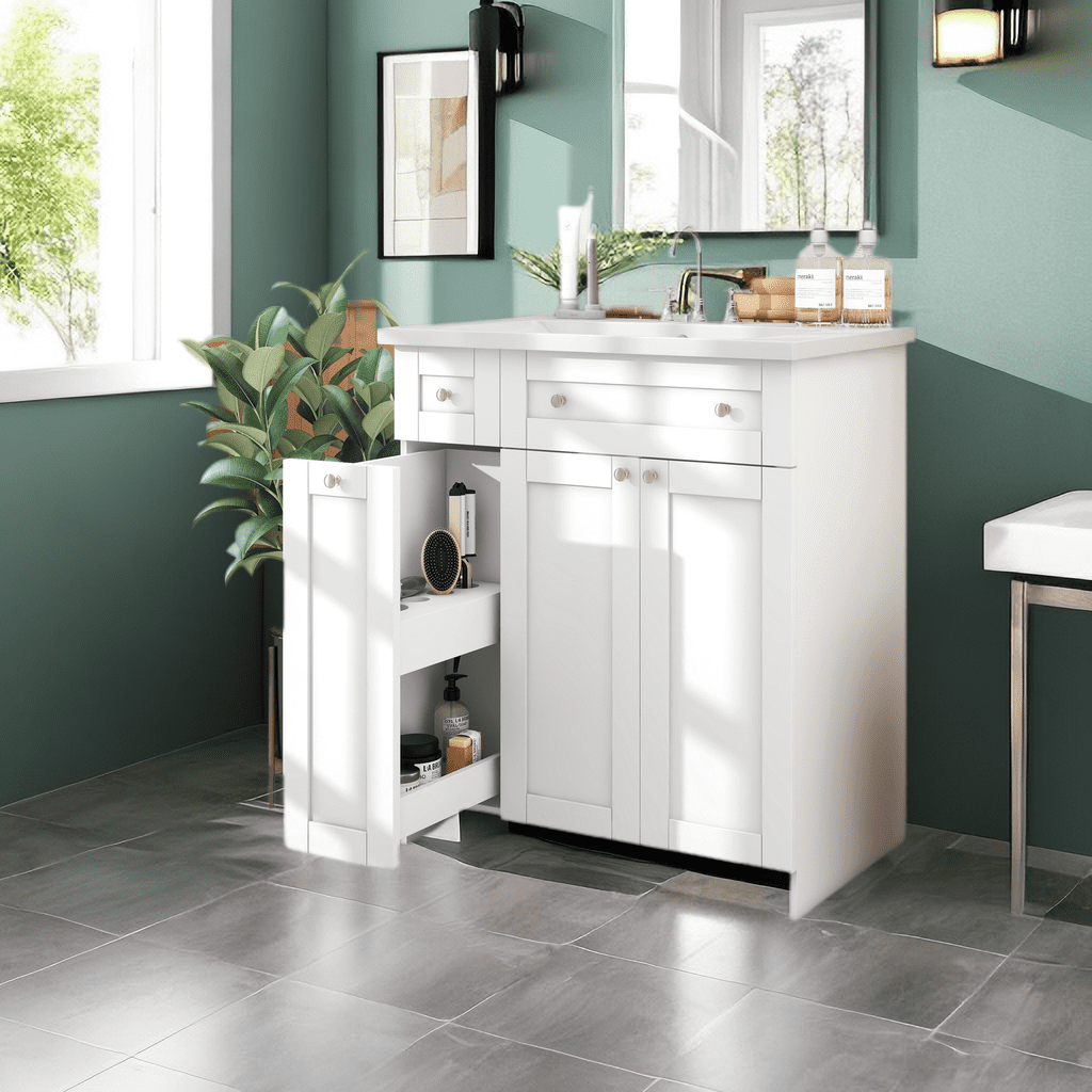Curated visual reference: Fresh Look at 30 Single Combo Undermount Sink Bathroom Storage Cabinet Vanities