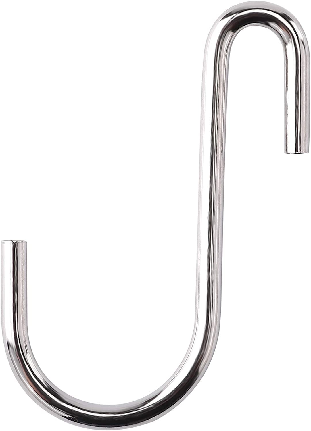 30 Small S Hook Pack Chrome Coated, S Hooks for Hanging on Heavy Duty
