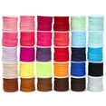 thumbnail image 1 of 30 Spools of Faux Leather Laces for Crafts, 2.5mm Vegan Suede Cord for Beading, DIY Crafts, 165 Yards (30 Colors), 1 of 10