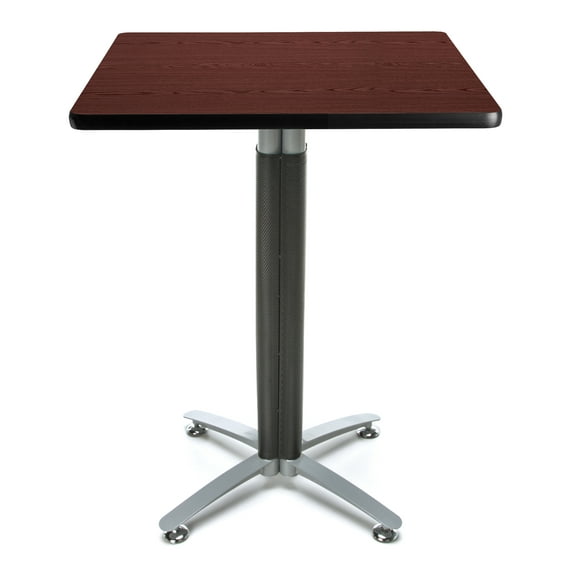 30" Square Metal Mesh Base Cafe Table OFMCMT30SQMHGY Carton Qty:1