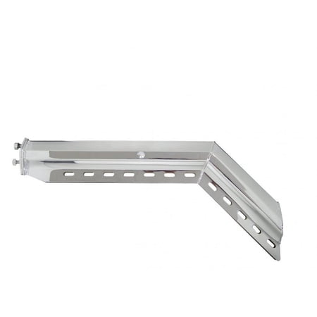 30" Stainless 45 Degree Angled Heavy Duty Mud Flap Hanger - 2 1/2" Bolt Pattern
