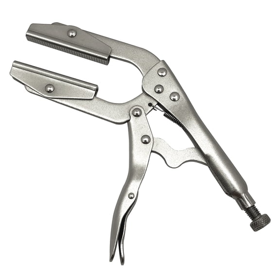 30 Swivel-Jaw Locking Pliers with Nickel-Plated Finish - Multi-Function Clamp for Pipe/Cable Fixing