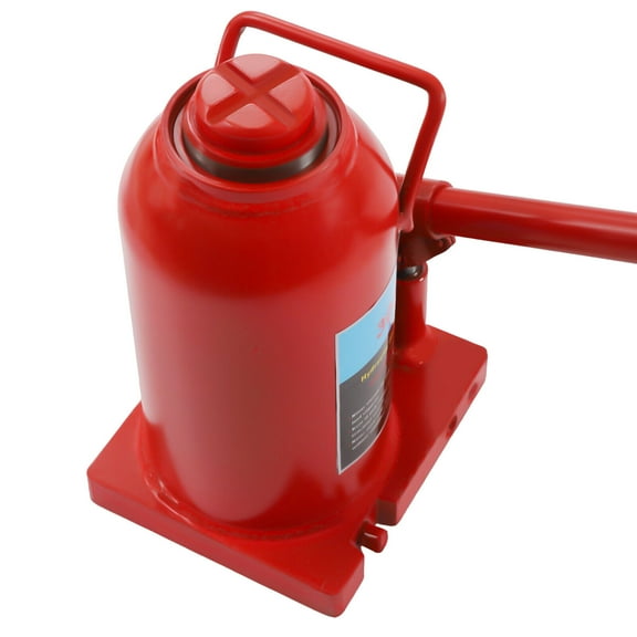 30 T Hydraulic Cylinder Flat Jack Automotive Car Truck Repair Shop Lift Tool - Red