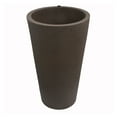 thumbnail image 1 of Algreen Crete 30" Self-Watering Planter, Tall, Brownstone Resin, 1 of 7