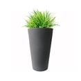 thumbnail image 1 of Algreen Crete 30" Self-Watering Planter, Tall, Warm Grey Resin, 1 of 9