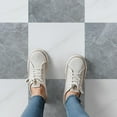 thumbnail image 1 of 30 Tiles Peel and Stick Vinyl Floor Tiles,Grey & White Marble, Self-Adhesive 12" x 12",DIY Flooring for Kitchen, Dining, Bedrooms & Bathrooms, 1 of 14