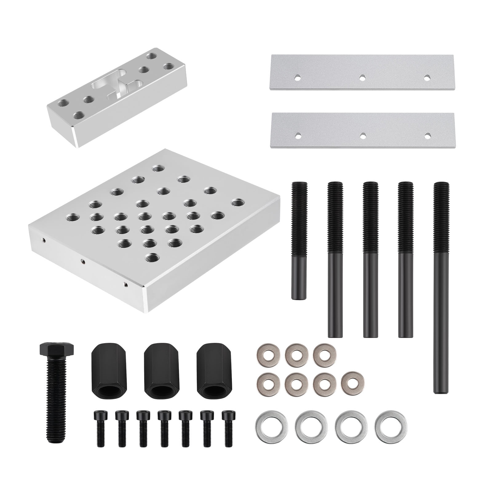 30 Ton Universal Drill Press Support Block Plate Tool Set Kit Bearing & Bushing