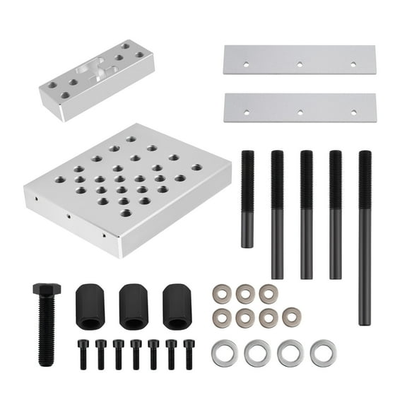 30 Ton Universal Drill Press Support Block Plate Tool Set Kit Bearing & Bushing