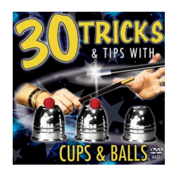 30 Tricks and Tips with Cups and Balls DVD and Cups & Balls