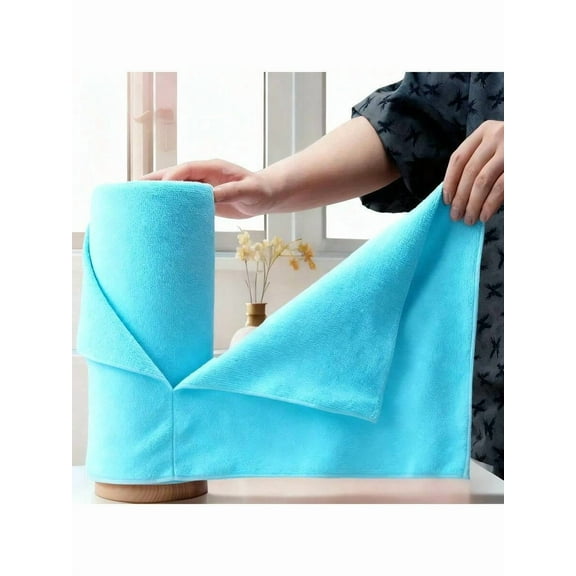 "30 Ultra Absorbent & Rust-Resistant Microfiber Cleaning Cloths | Multi-Purpose Kitchen Cloths | Reusable Towel Rolls | Oil-Repellent Stain-Removal Wonder | Family Pack"