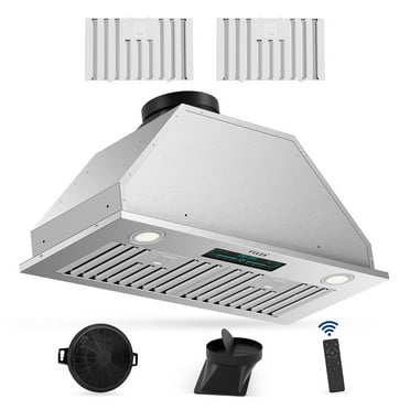 30" Under Cabinet Range Hood Kitchen Stove Vent Hood, with 900 CFM, 4 Speed Gesture Sensing&Touch Control Panel