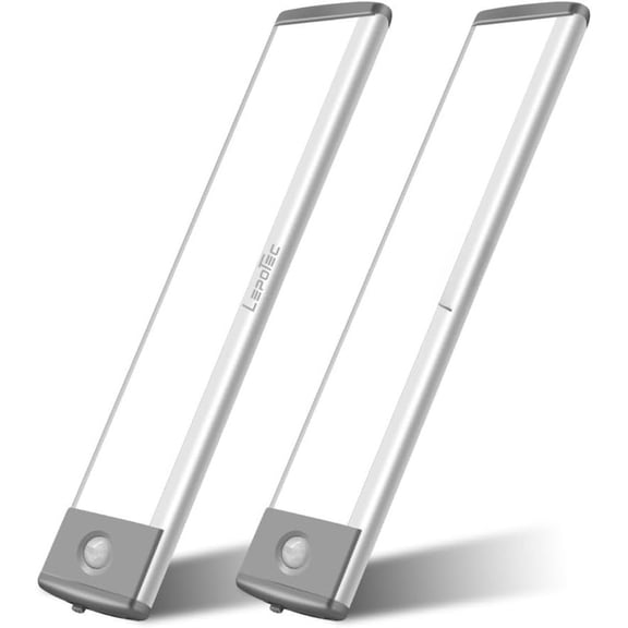 30 Under Counter Closet Lighting, Motion Sensor Cabinet Light, Operated Pantry Light for Mom, 1800mah Motion Sensor Closet Light (2 )