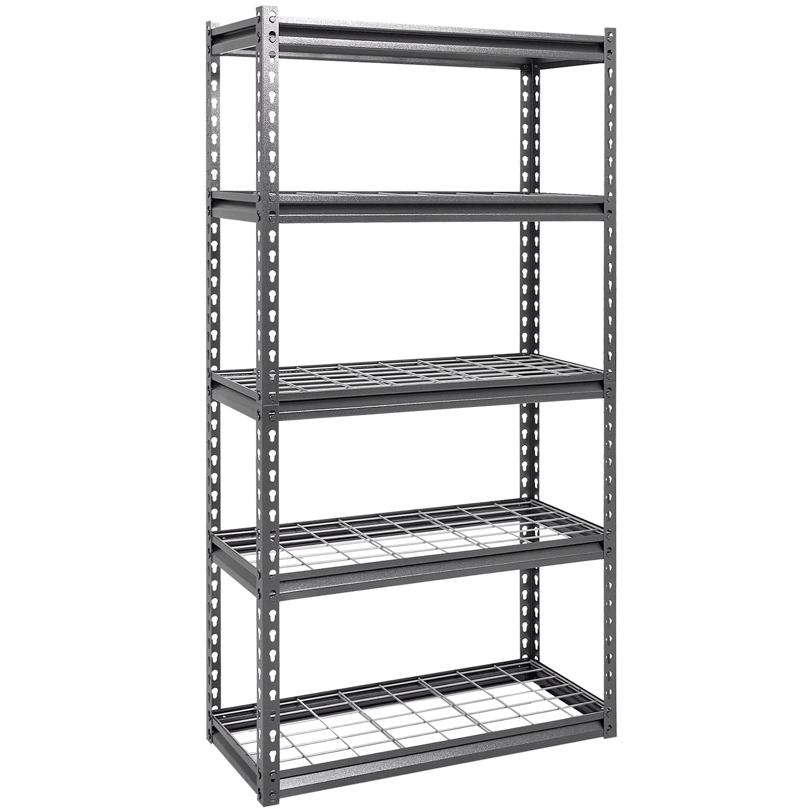 30" W x 12" D x 60" H Adjustable Garage Storage Shelves Load 2500 lbs