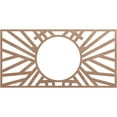 thumbnail image 1 of 30"W x 15"H x 11 1/8"ID x 3/8"T Hoover Wood Fretwork Pierced Ceiling Medallion, Wood (Paint Grade), 1 of 3