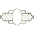 thumbnail image 1 of 30"W x 15"H x 14 1/4"IH x 8 1/4"IW x 1"P Elizabeth Architectural Grade PVC Pierced Ceiling Medallion, Antiqued Warm Silver, 1 of 10