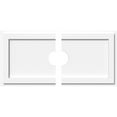 thumbnail image 1 of 30"W x 15"H x 4"ID x 10 1/2"C x 1"P Rectangle Architectural Grade PVC Contemporary Ceiling Medallion, Two Piece, 1 of 11