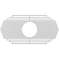 thumbnail image 1 of 30"W x 15"H x 7 7/8"ID x 1"P Chrysler Architectural Grade PVC Pierced Ceiling Medallion, 1 of 8