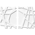 thumbnail image 1 of 30"W x 20"H x 1"ID x 10 1/2"C x 1"P Novo Architectural Grade PVC Contemporary Ceiling Medallion, Two Piece, 1 of 11