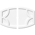 thumbnail image 1 of 30"W x 20"H x 1"ID x 16 1/4"C x 1"P Kailey Architectural Grade PVC Contemporary Ceiling Medallion, Two Piece, 1 of 11