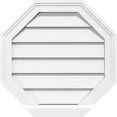 thumbnail image 1 of 30"W x 30"H Octagonal Surface Mount PVC Gable Vent: Functional, w/ 2"W x 2"P Brickmould Sill Frame, 1 of 13