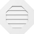 thumbnail image 1 of 30"W x 30"H Octagonal Surface Mount PVC Gable Vent: Non-Functional, w/ 3-1/2"W x 1"P Standard Frame, 1 of 13