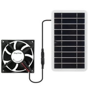 30 Watt Solar Powered Gable Mount Attic Fan Outdoor Ventilation Equipment for Greenhouse Motorhome House Chicken House