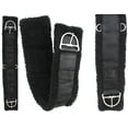 thumbnail image 1 of 30" Western Black Nylon Webbed Straight Rear Flank Saddle Cinch Fleece 97126BK-30, 1 of 3