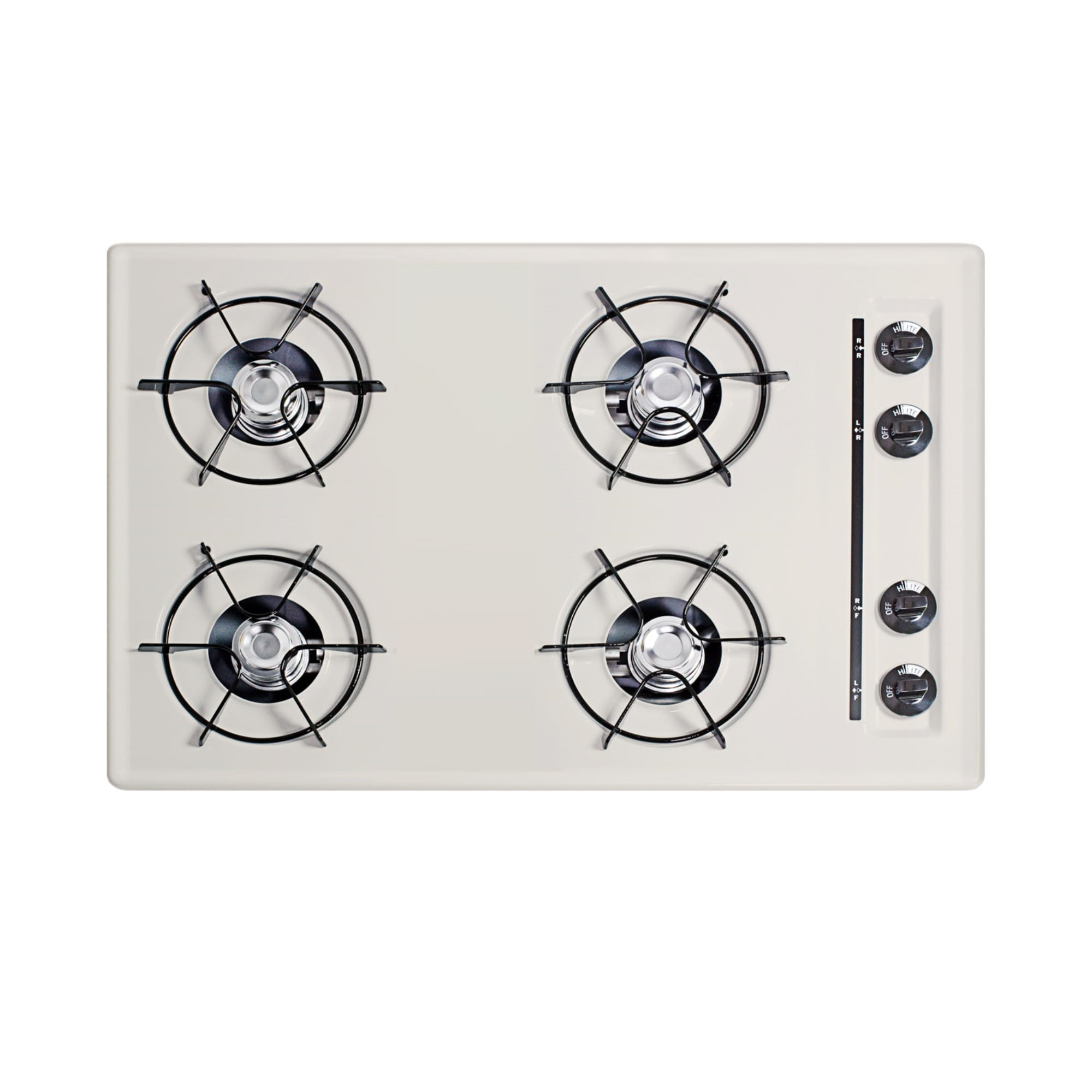 30" Wide 4-Burner Gas Cooktop