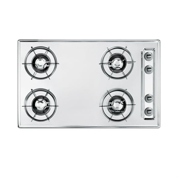 30" Wide 4-Burner Gas Cooktop