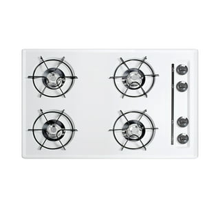 Summit Appliance CR2B120 115V 2-Burner Electric Cooktop with Stainless  Steel Trim 