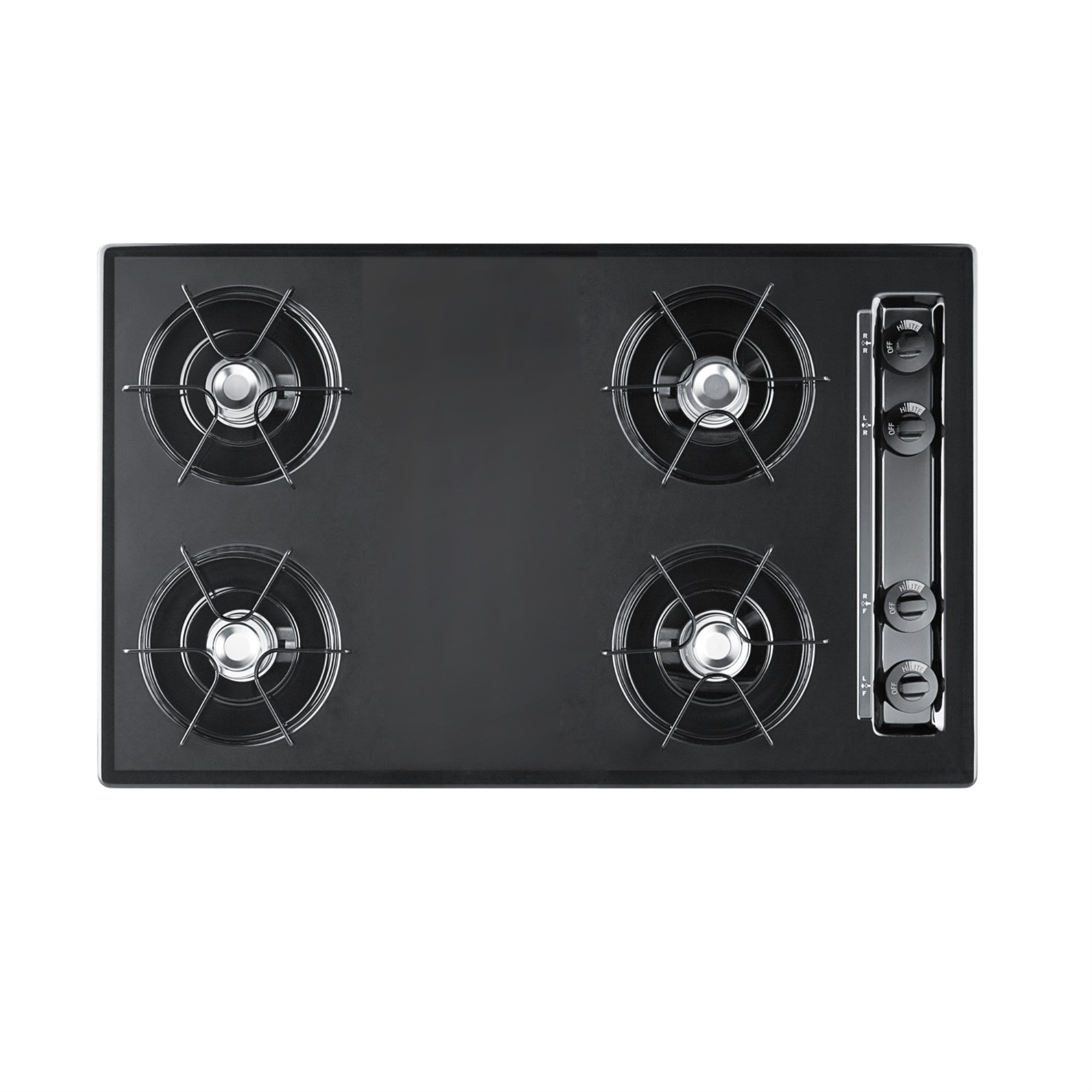 30" Wide 4-Burner Gas Cooktop