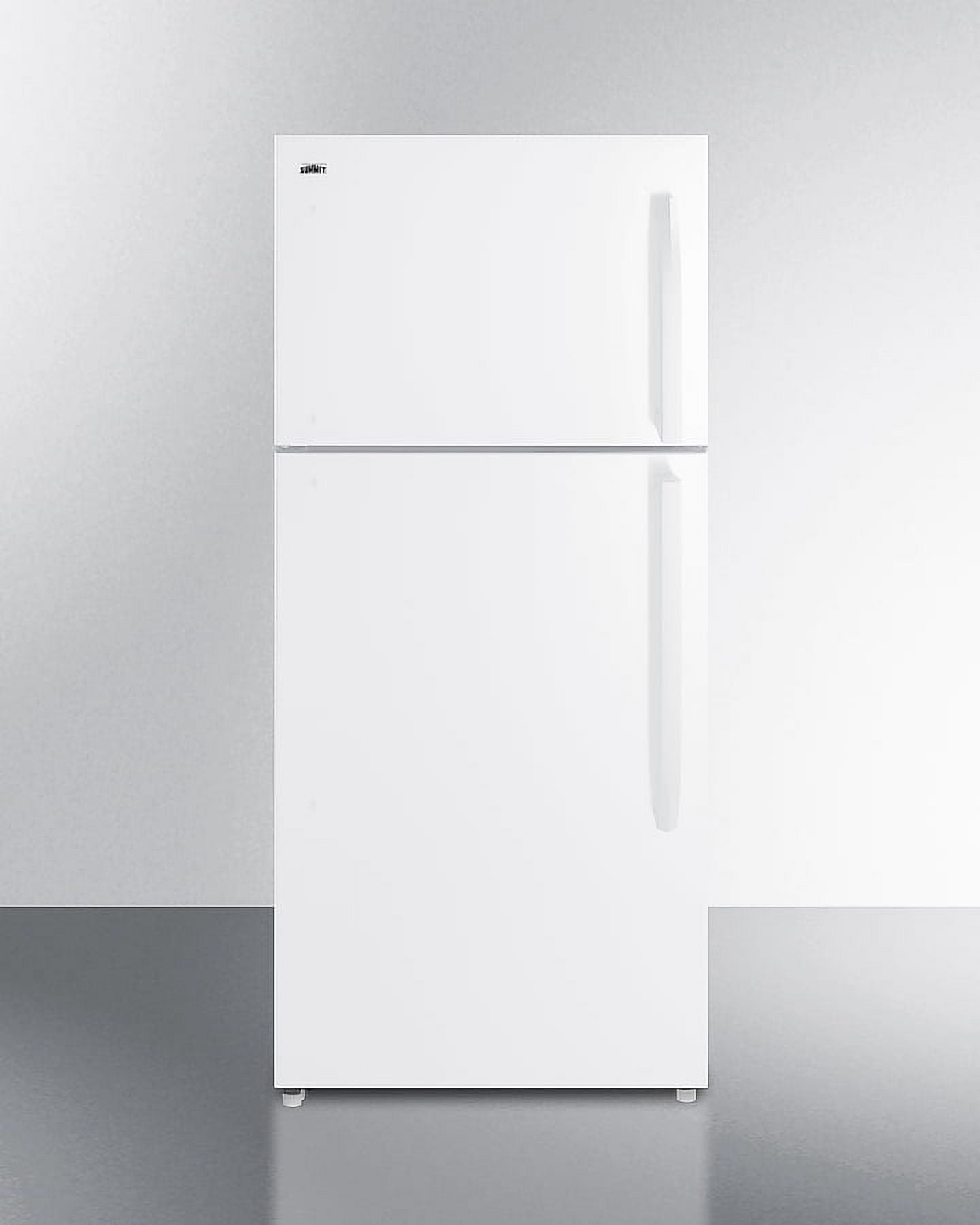 30" Wide Top Freezer Refrigerator, White, LHD