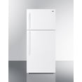 thumbnail image 1 of 30" Wide Top Freezer Refrigerator, White, RHD, 1 of 6
