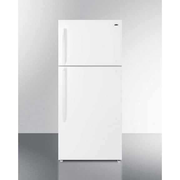 30" Wide Top Freezer Refrigerator, White, RHD