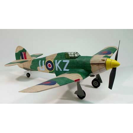 30" Wingspan Hawker Hurricane Rubber Pwd Aircraft Laser Cut Kit