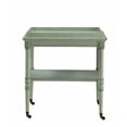 thumbnail image 1 of 30" X 18" X 32" Antique Green Mdf Tray Table, 1 of 2