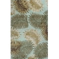 thumbnail image 1 of 30" X 50" Wool Aqua Area Rug, 1 of 3