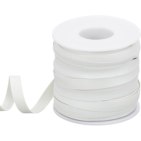 30 Yards Elastic Tape for Sewing 8mm Wide White Elastic Tape Swimming Flat Tapes Elastics Strips Swim Flat Strip Swimming Accessories for Clothing Waist Tapes Sewing Crafts Embellishment