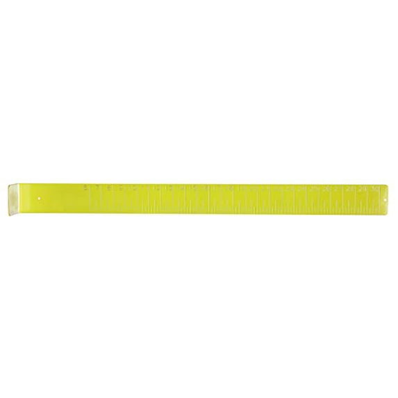 30" Yellow Aluminum Fish Ruler