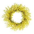 thumbnail image 1 of CC Christmas Decor Winter Jasmine Artificial Spring Floral Wreath - 30" - Yellow, 1 of 3