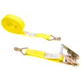 thumbnail image 1 of 30' Yellow Ratchet Strap w/ Double Stud Fittings On Both Ends, 1 of 7